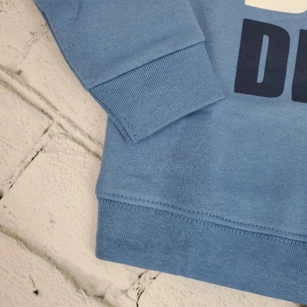 Blue Big Deal Boys Fleece Lined Sweatshirt and Sweatpants Matching Set
